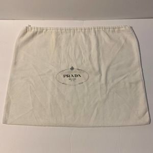 PRADA Large Drawstring Purse Dust Bag 17in x 15in